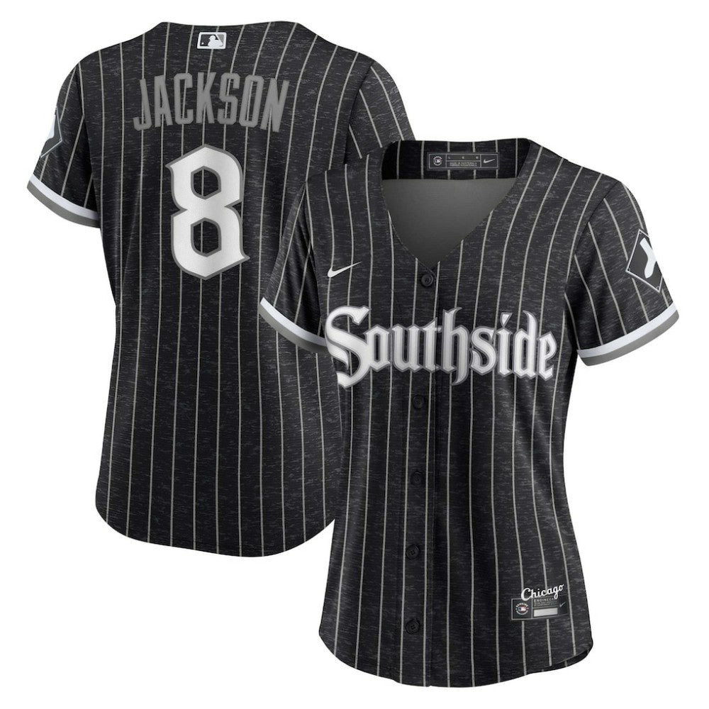 Bo Jackson Chicago White Sox Nike Women's City Connect Replica Player Jersey - Black Jerseys