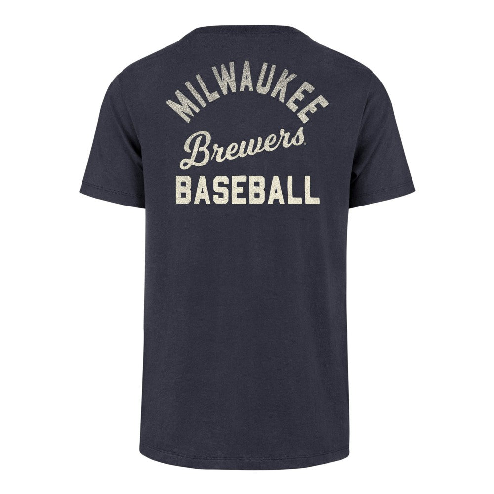 Milwaukee Brewers '47 Turn Back Franklin T-Shirt - Navy T-shirts