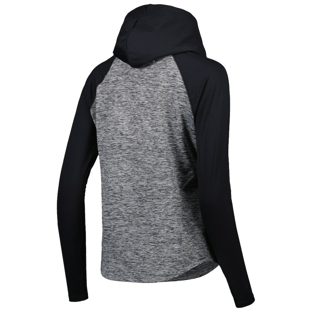 Washington Commanders G-III 4Her by Carl Banks Women's Championship Ring Raglan Pullover Hoodie - Heathered Gray/Black Hoodies