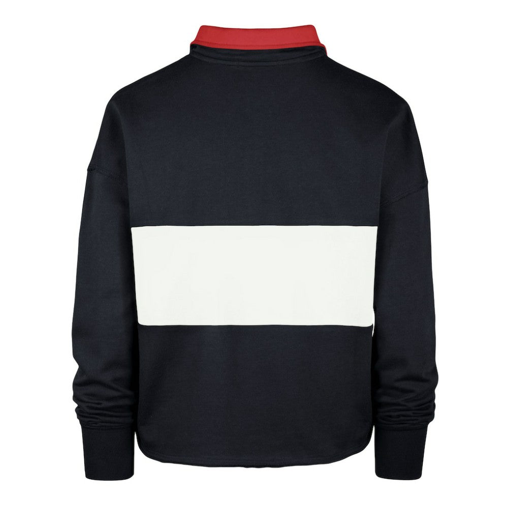 St. Louis Cardinals '47 Women's Remi Quarter-Zip Cropped Top - Navy Tops