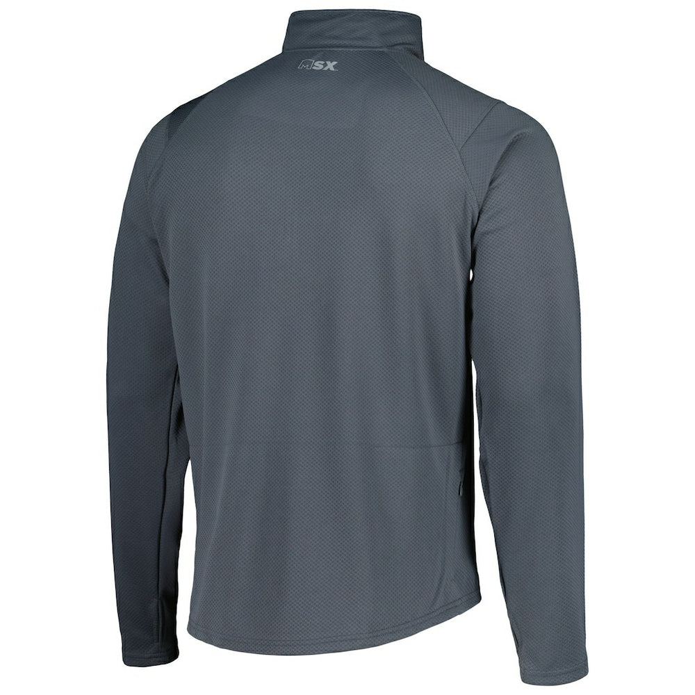 Cleveland Browns MSX by Michael Strahan Half-Zip Pullover - Charcoal Pullover