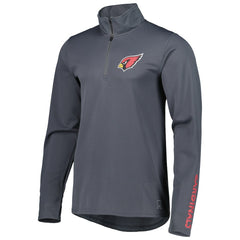 Arizona Cardinals MSX by Michael Strahan Half-Zip Pullover - Charcoal Pullover
