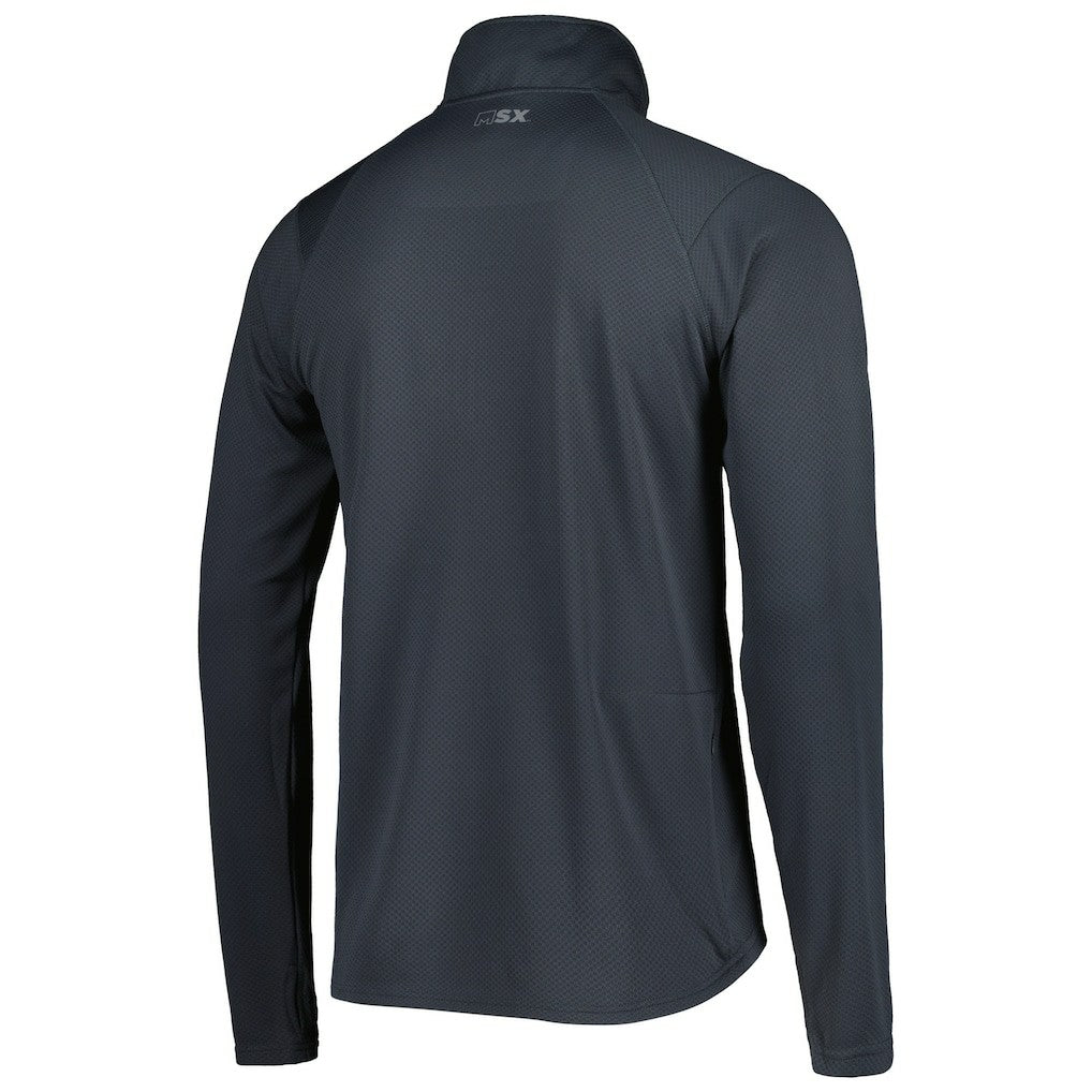 Carolina Panthers MSX by Michael Strahan Half-Zip Pullover - Charcoal Pullover