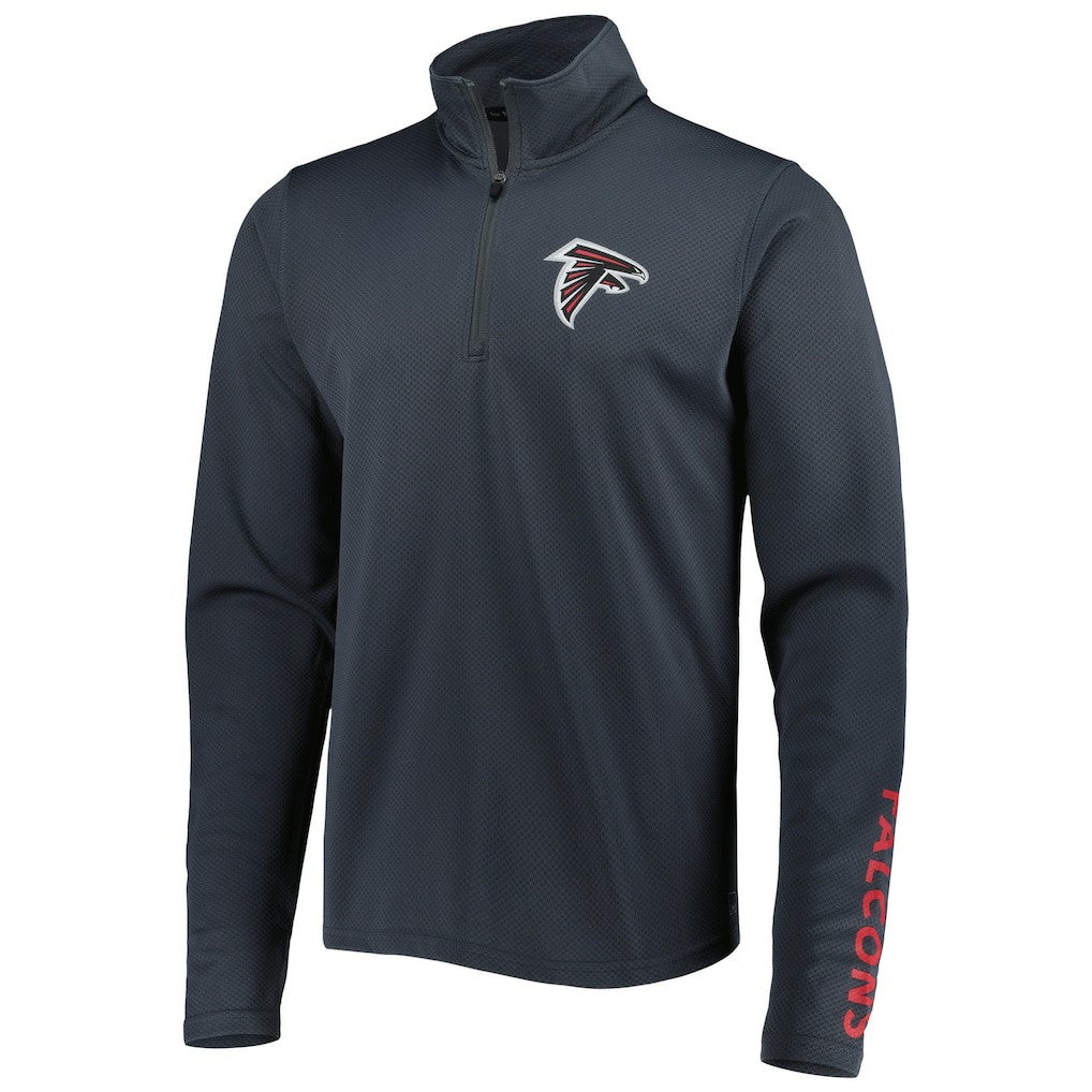 Atlanta Falcons MSX by Michael Strahan Half-Zip Pullover - Charcoal Pullover