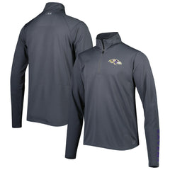 Baltimore Ravens MSX by Michael Strahan Half-Zip Pullover - Charcoal Pullover
