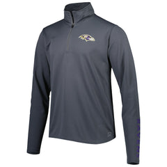 Baltimore Ravens MSX by Michael Strahan Half-Zip Pullover - Charcoal Pullover
