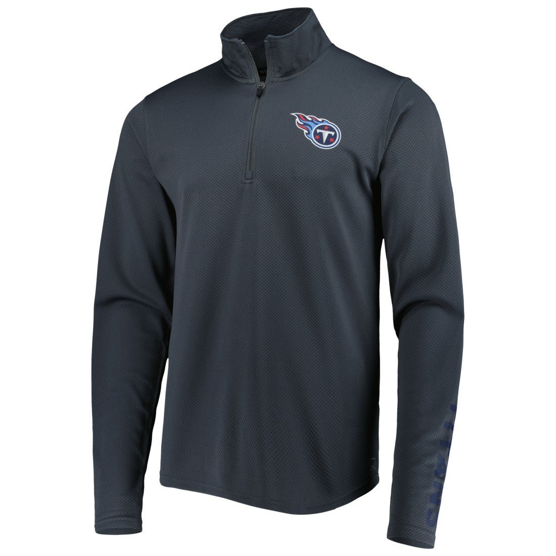 Tennessee Titans MSX by Michael Strahan Half-Zip Pullover - Charcoal Pullover
