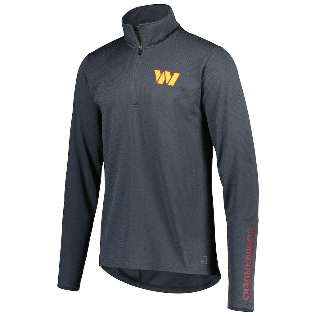 Washington Commanders MSX by Michael Strahan Half-Zip Pullover - Charcoal Pullover