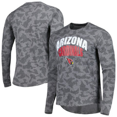 Arizona Cardinals MSX by Michael Strahan Performance Camo Long Sleeve T-Shirt - Gray T-shirts