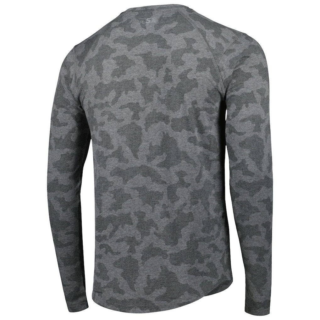 Atlanta Falcons MSX by Michael Strahan Performance Camo Long Sleeve T-Shirt - Gray T-shirts