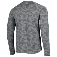 Minnesota Vikings MSX by Michael Strahan Performance Camo Long Sleeve T-Shirt - Black T-shirts