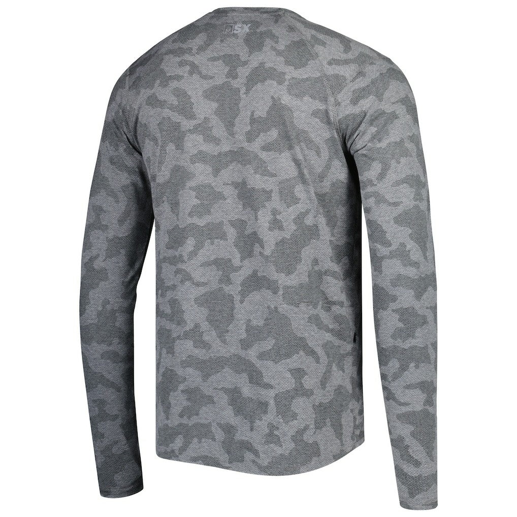 Washington Commanders MSX by Michael Strahan Performance Camo Long Sleeve T-Shirt - Black T-shirts