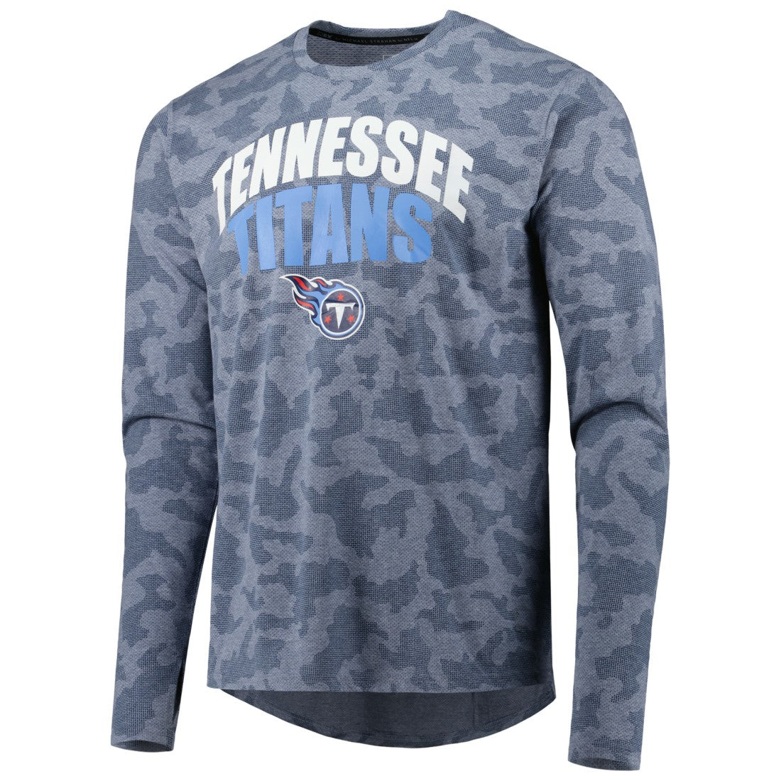 Tennessee Titans MSX by Michael Strahan Performance Camo Long Sleeve T-Shirt - Navy T-shirts