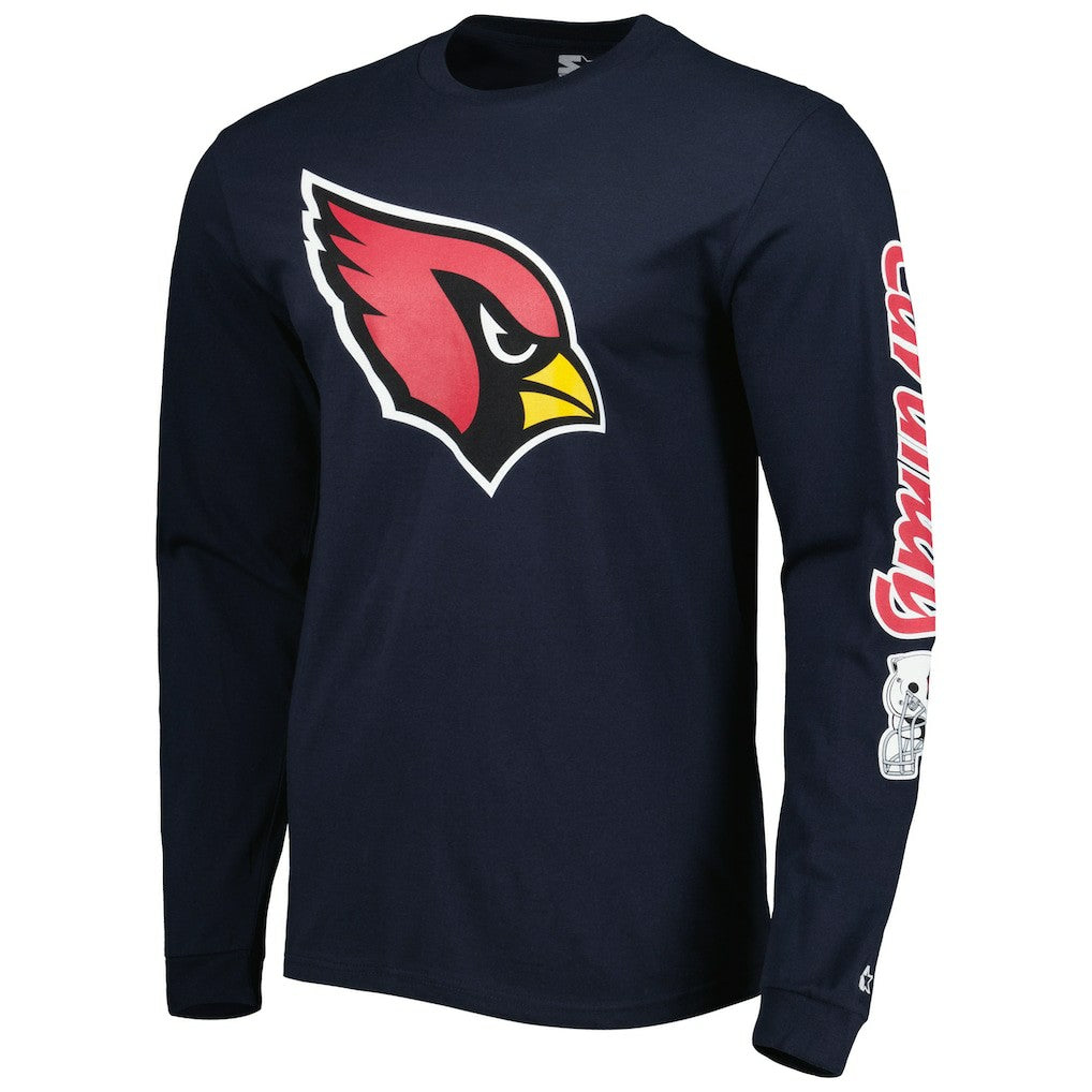 Arizona Cardinals Starter Halftime Long Sleeve T-Shirt - Navy T-shirts