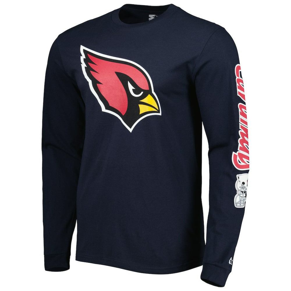 Arizona Cardinals Starter Halftime Long Sleeve T-Shirt - Navy T-shirts