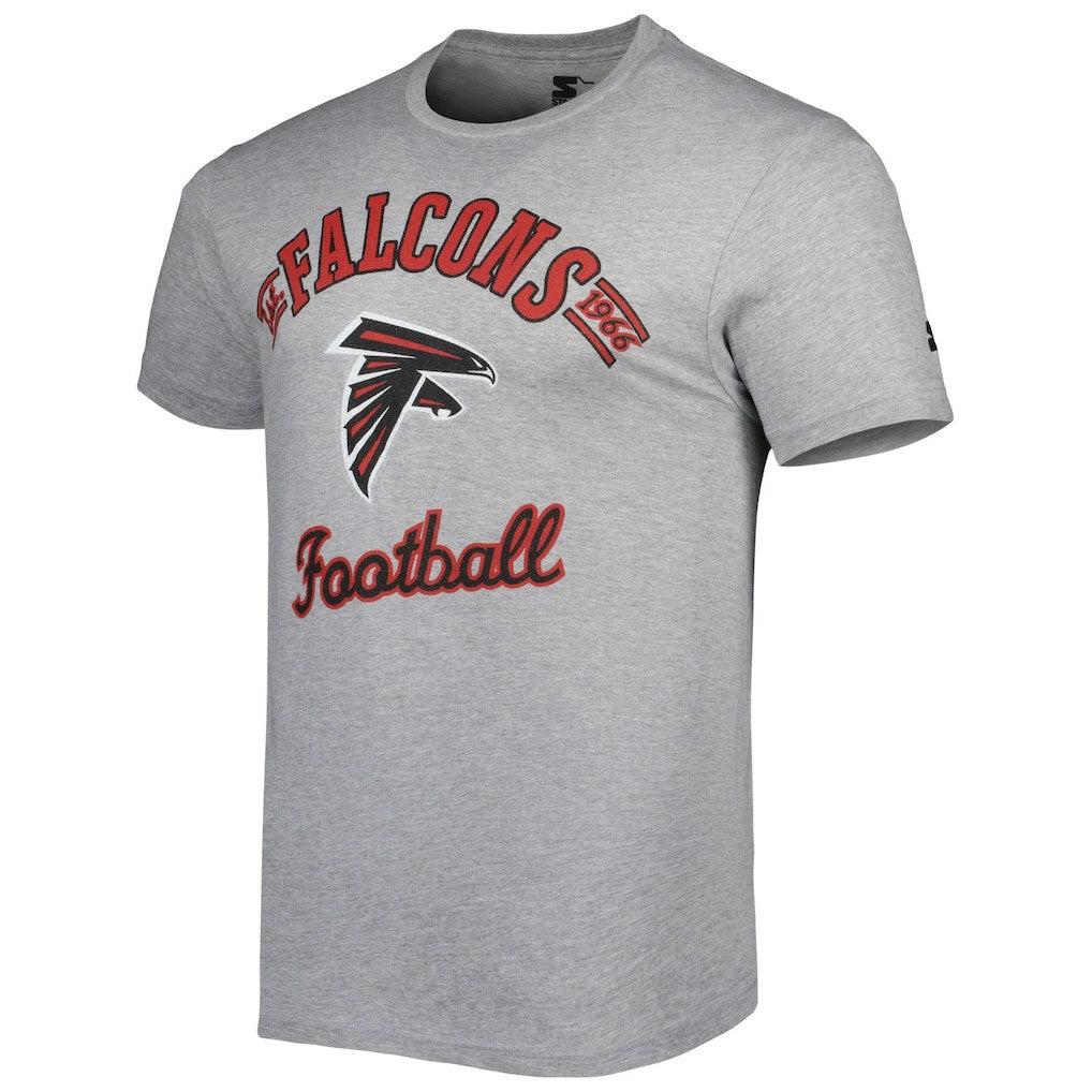 Atlanta Falcons Starter Prime Time T-Shirt - Heathered Gray T-shirts