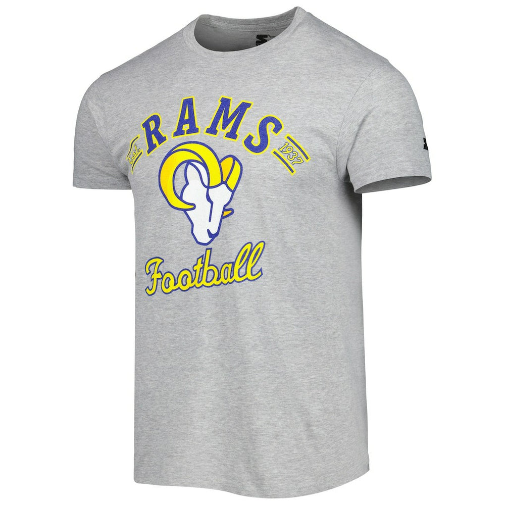 Los Angeles Rams Starter Prime Time T-Shirt - Heathered Gray T-shirts