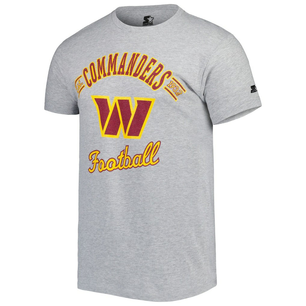 Washington Commanders Starter Prime Time T-Shirt - Heathered Gray T-shirts