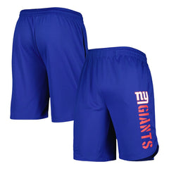 New York Giants MSX by Michael Strahan Team Shorts - Royal Shorts