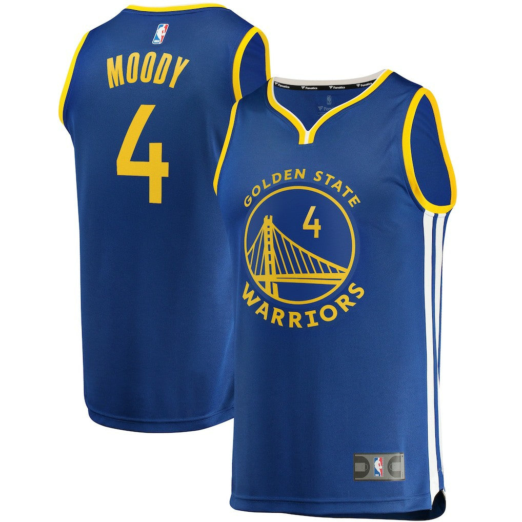 Moses Moody Golden State Warriors Fast Break Replica Jersey Icon Editi- Royal - Fanatics