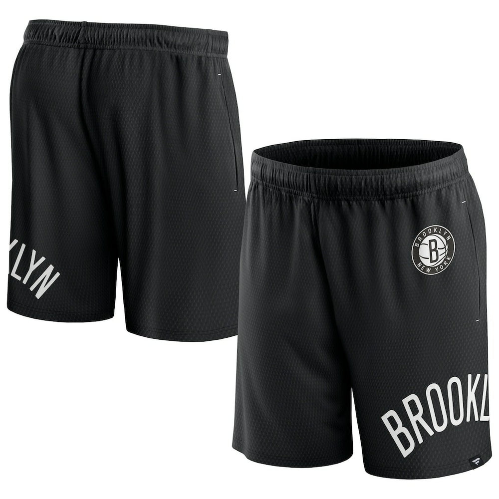 Brooklyn Nets Free Throw Mesh Shorts Black - Fanatics