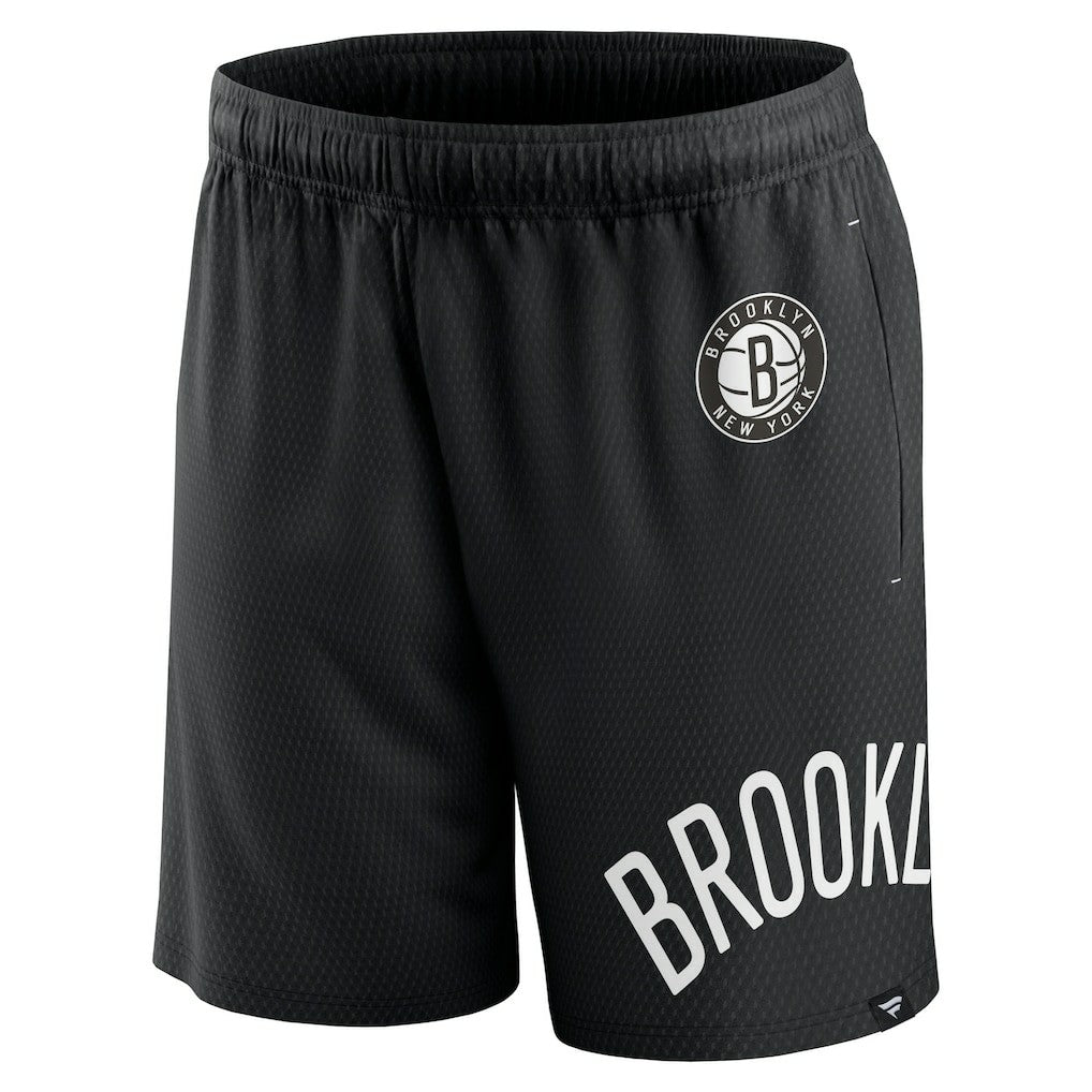 Brooklyn Nets Free Throw Mesh Shorts Black - Fanatics
