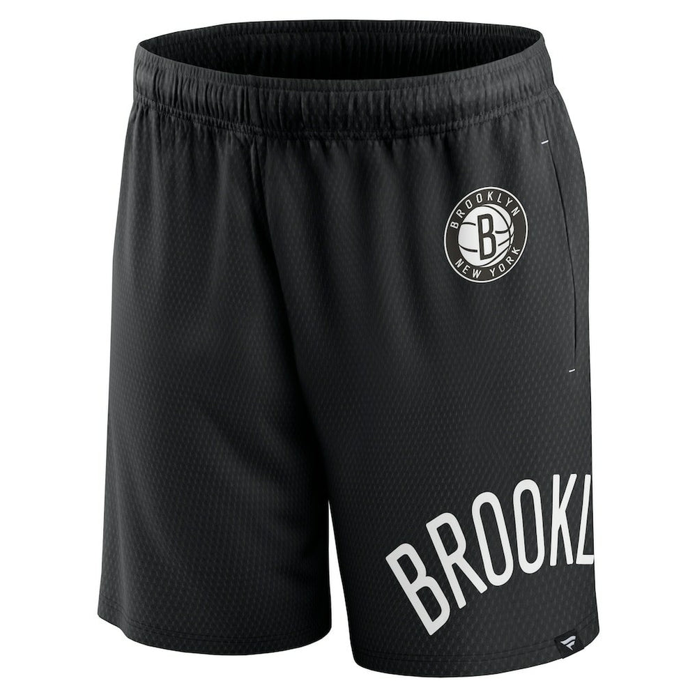Brooklyn Nets Free Throw Mesh Shorts Black - Fanatics