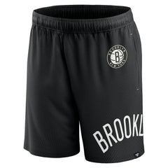 Brooklyn Nets Free Throw Mesh Shorts Black - Fanatics