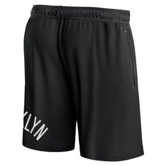 Brooklyn Nets Free Throw Mesh Shorts Black - Fanatics