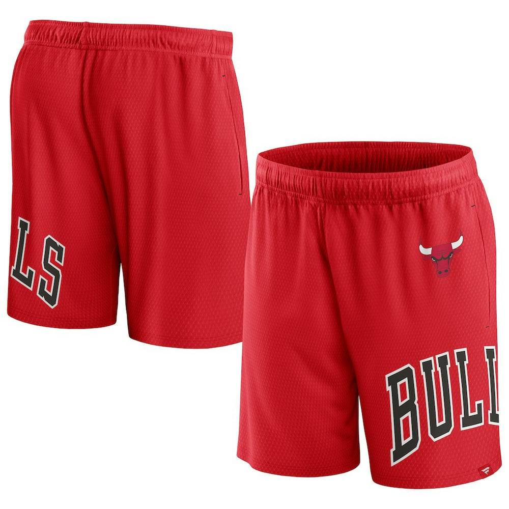 Chicago Bulls Free Throw Mesh Shorts Red - Fanatics