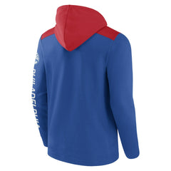 Philadelphia 76ers Skyhook Colorblock Full-Zip Hoodie Royal/Red - Fanatics