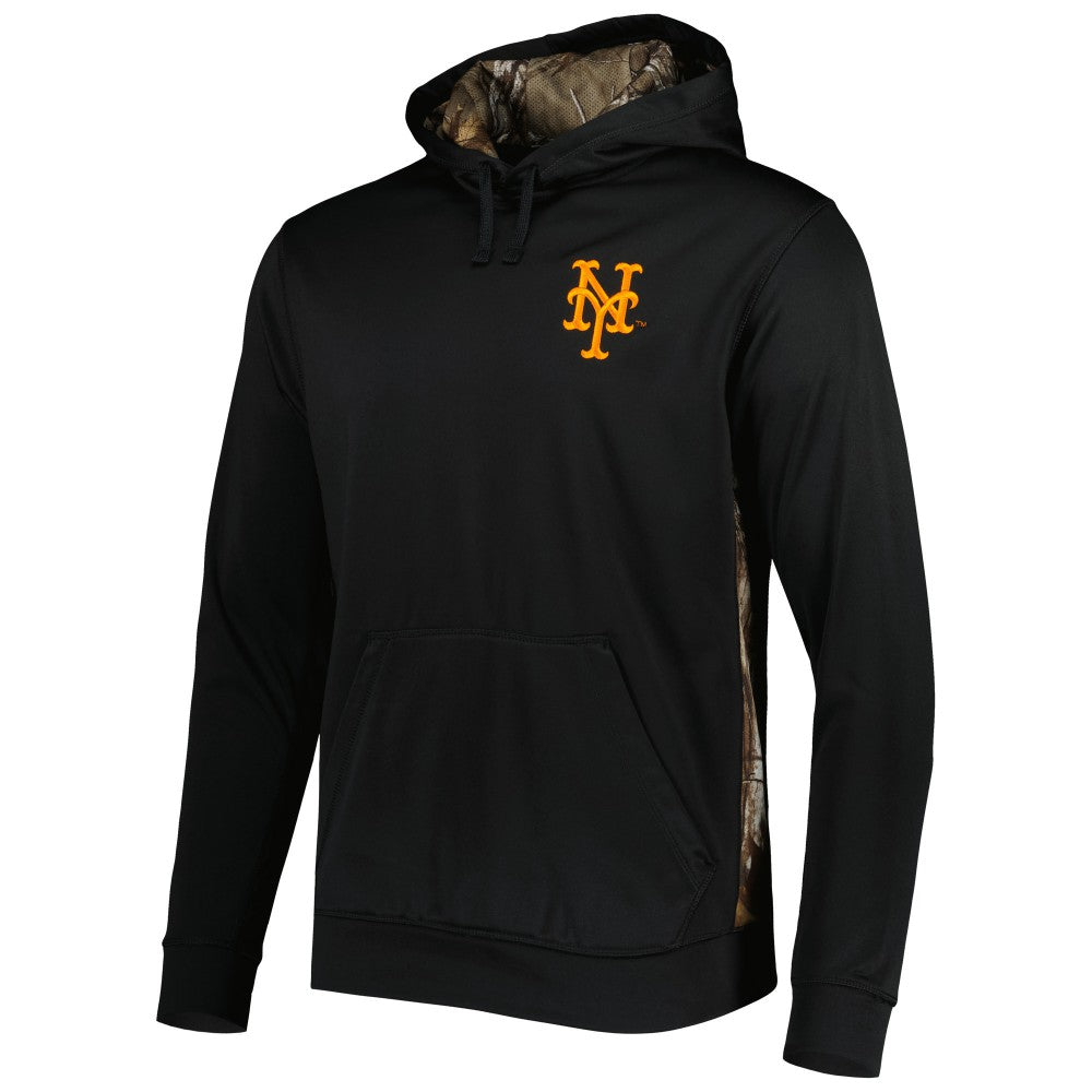 New York Mets Dunbrooke Ranger Pullover Hoodie - Black/Camo Hoodies