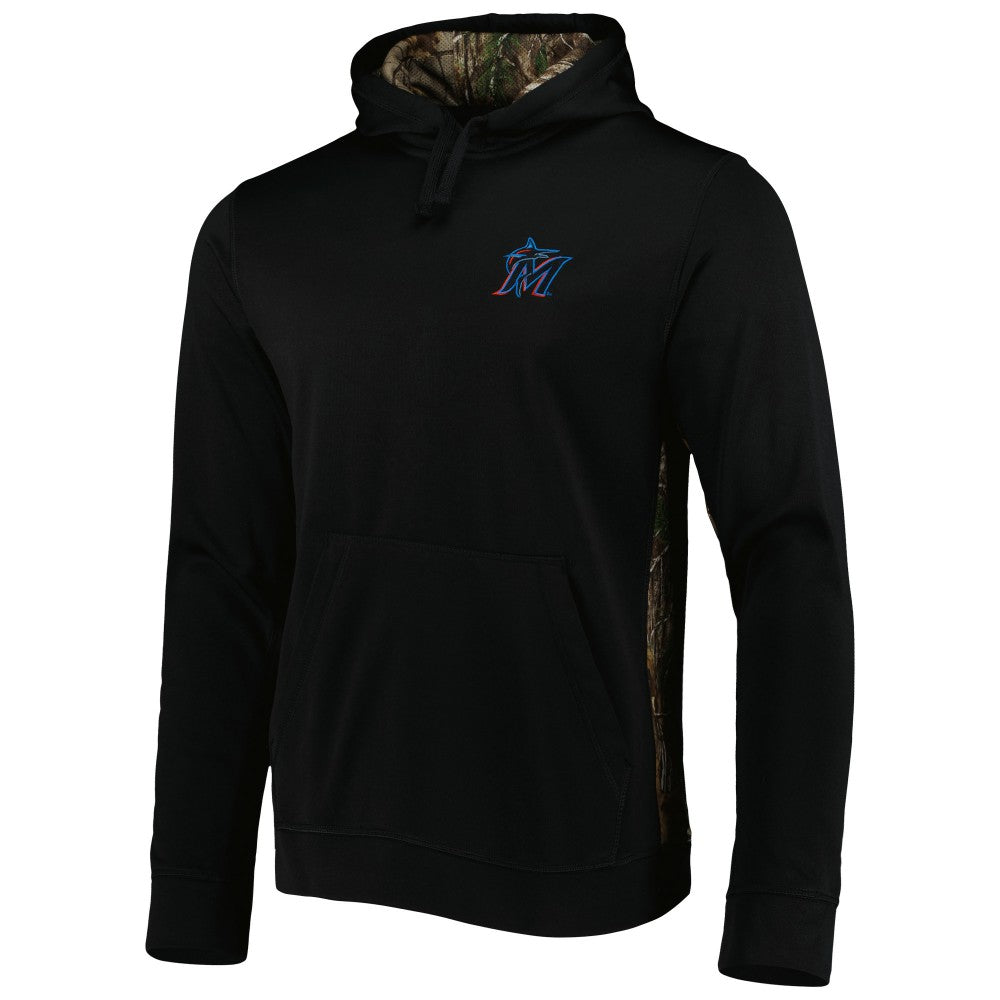Miami Marlins Dunbrooke Ranger Pullover Hoodie - Black/Camo Hoodies