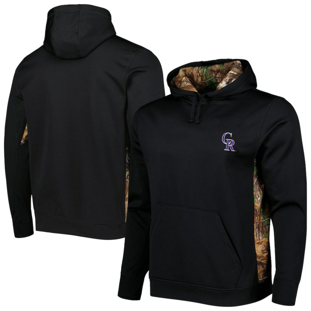 Colorado Rockies Dunbrooke Ranger Pullover Hoodie - Black/Camo Hoodies
