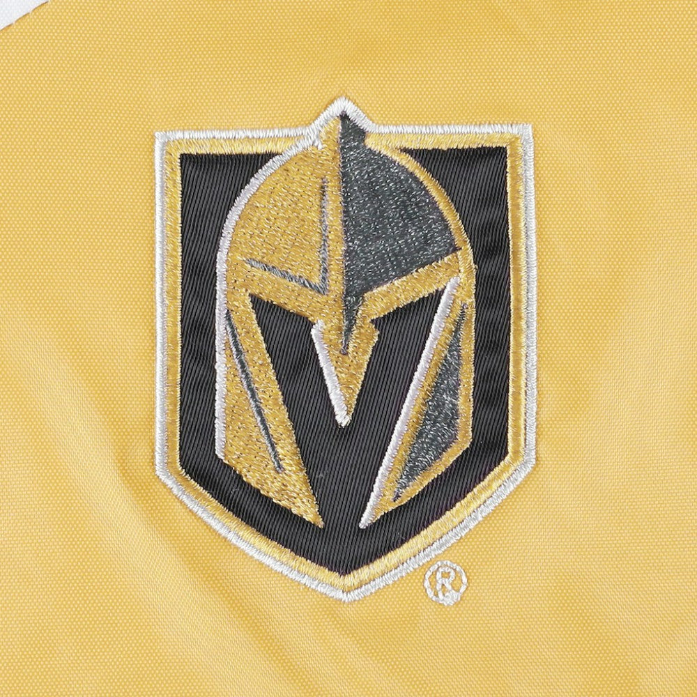 Vegas Golden Knights Tommy Hilfiger Women's Staci Half-Zip Windbreaker Jacket - Black/Gold | US 4897619
