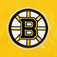 Boston Bruins Tommy Hilfiger Women's Staci Half-Zip Windbreaker Jacket - Black/Gold | US 4897620
