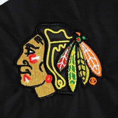 Chicago Blackhawks Tommy Hilfiger Women's Staci Half-Zip Windbreaker Jacket - Black/Red | US 4897621