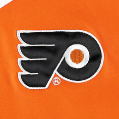 Philadelphia Flyers Tommy Hilfiger Women's Staci Half-Zip Windbreaker Jacket - Orange/Black | US 4897623