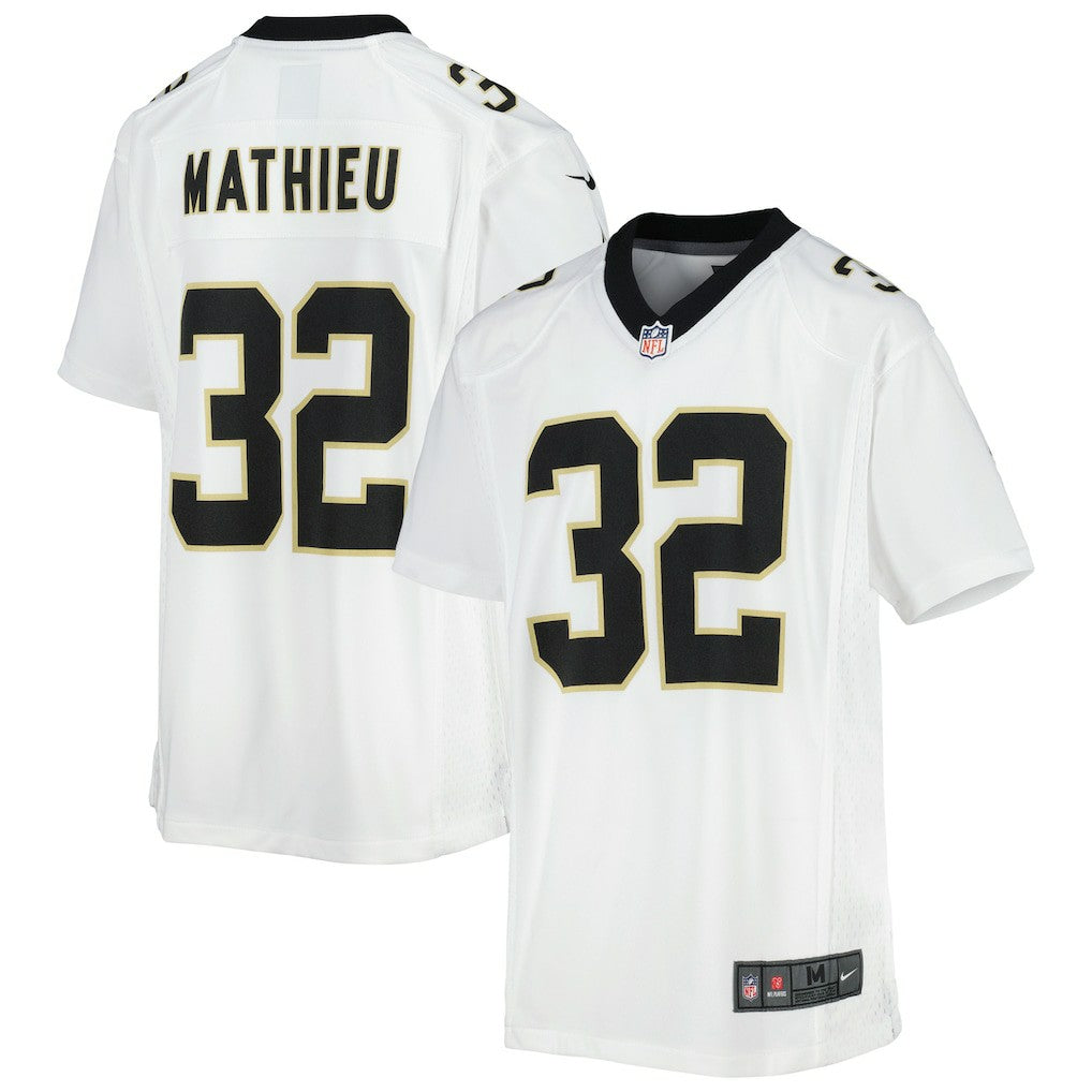 Tyrann Mathieu New Orleans Saints Youth Game Jersey - White Jerseys