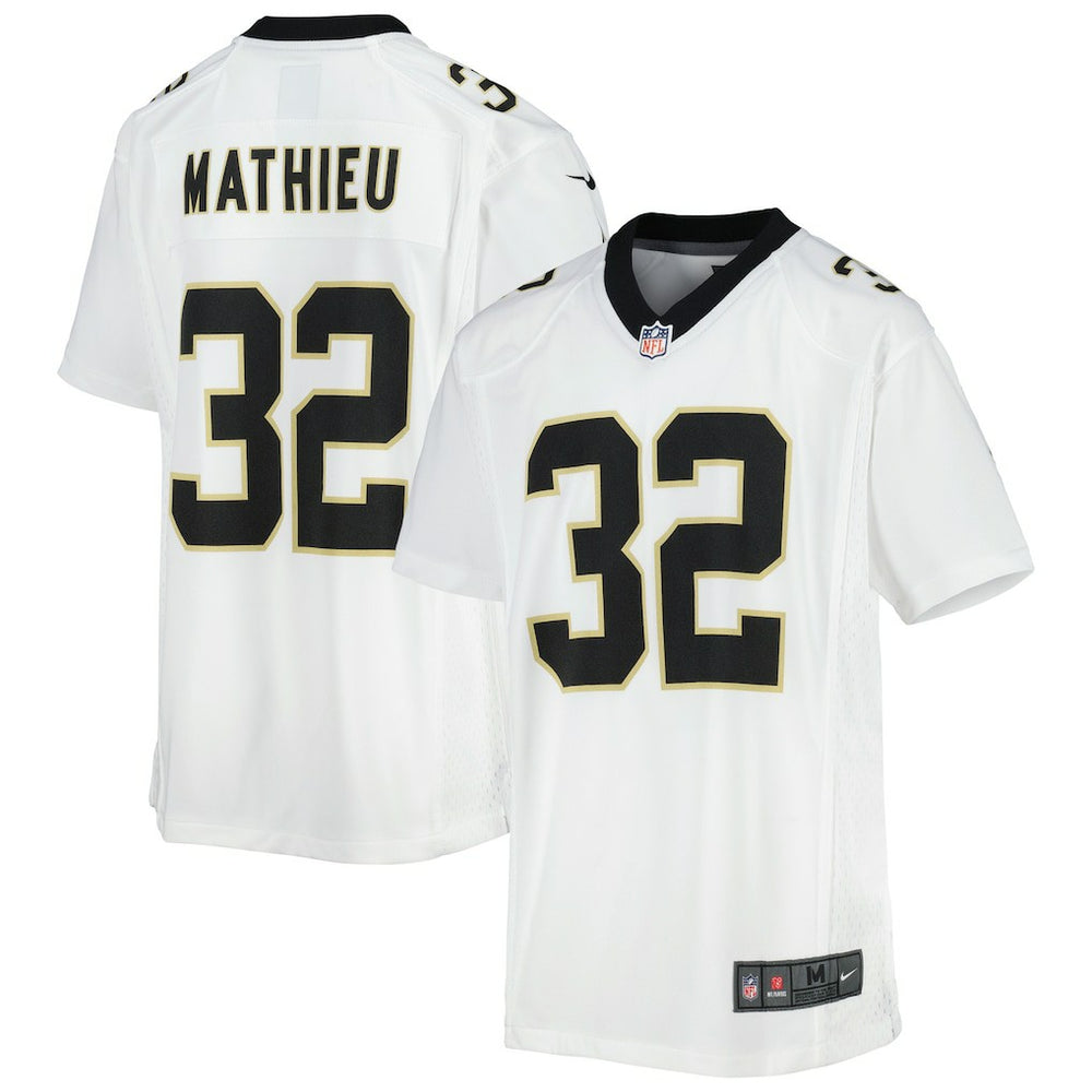 Tyrann Mathieu New Orleans Saints Youth Game Jersey - White Jerseys