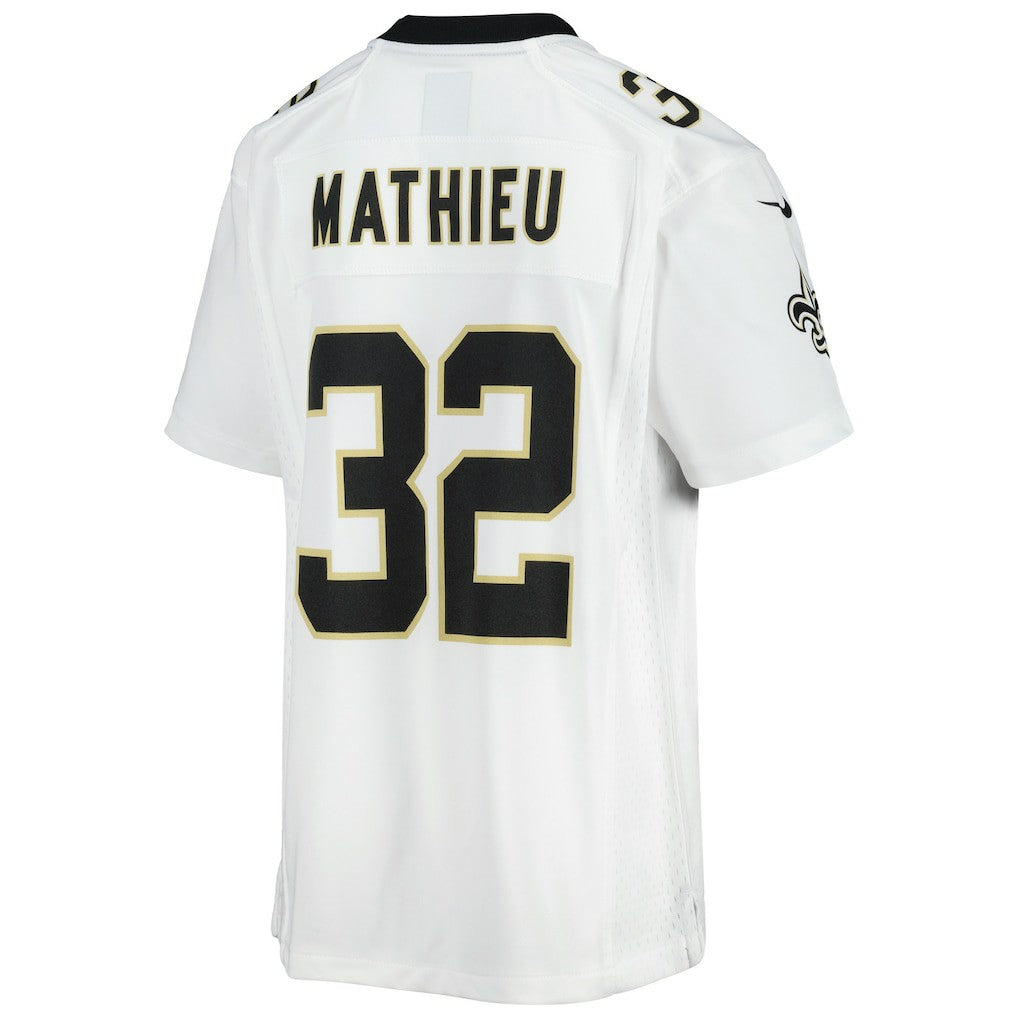 Tyrann Mathieu New Orleans Saints Youth Game Jersey - White Jerseys