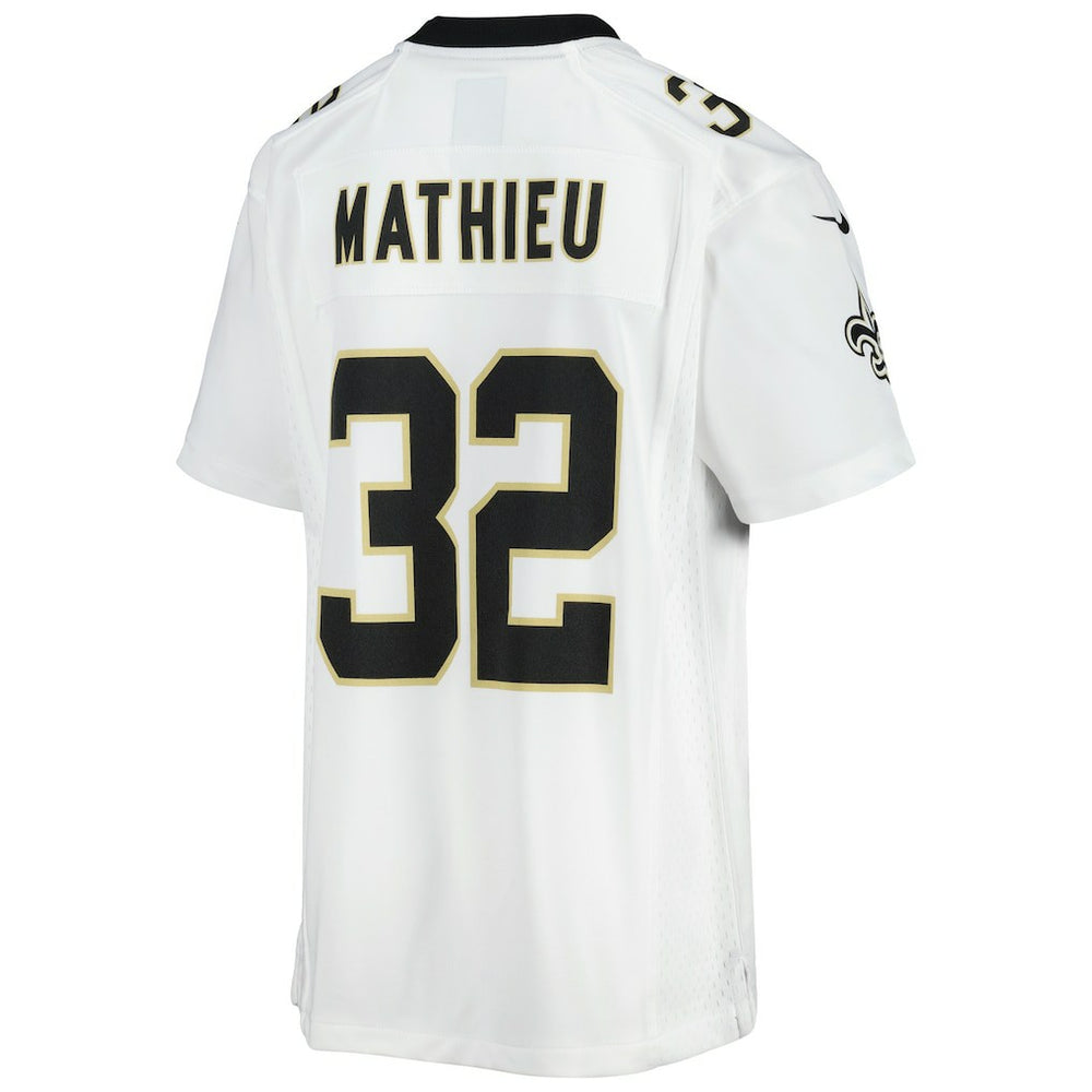 Tyrann Mathieu New Orleans Saints Youth Game Jersey - White Jerseys