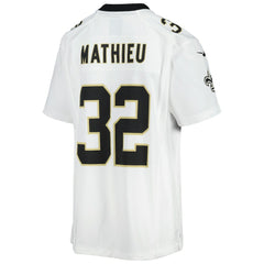 Tyrann Mathieu New Orleans Saints Youth Game Jersey - White Jerseys
