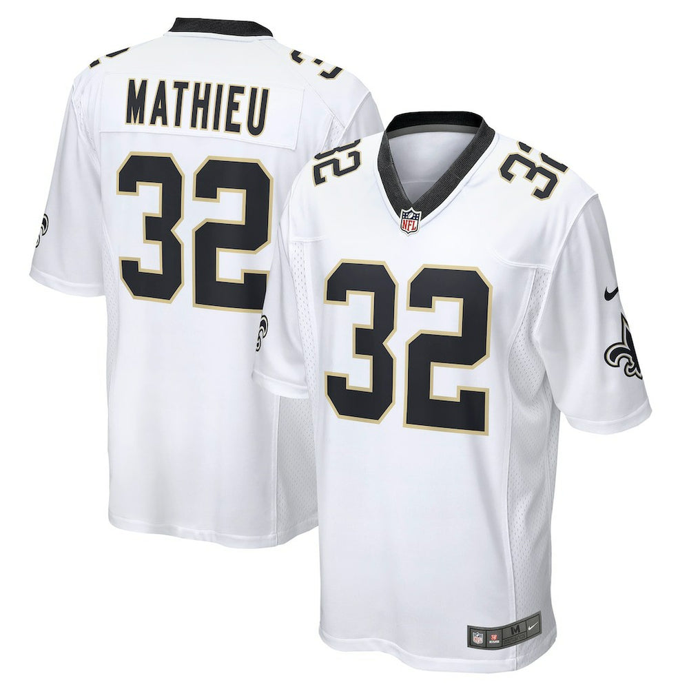 Tyrann Mathieu New Orleans Saints Game Jersey - White Jerseys