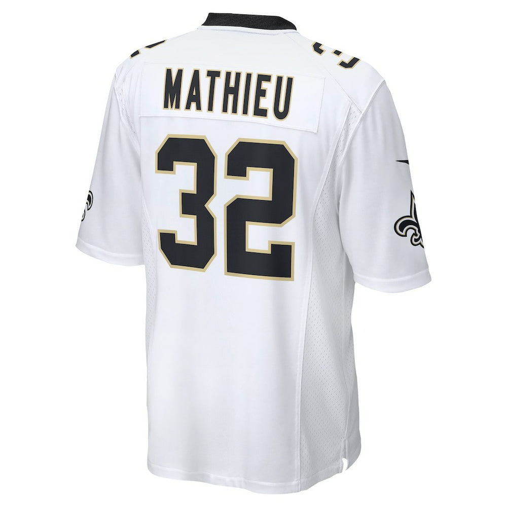 Tyrann Mathieu New Orleans Saints Game Jersey - White Jerseys