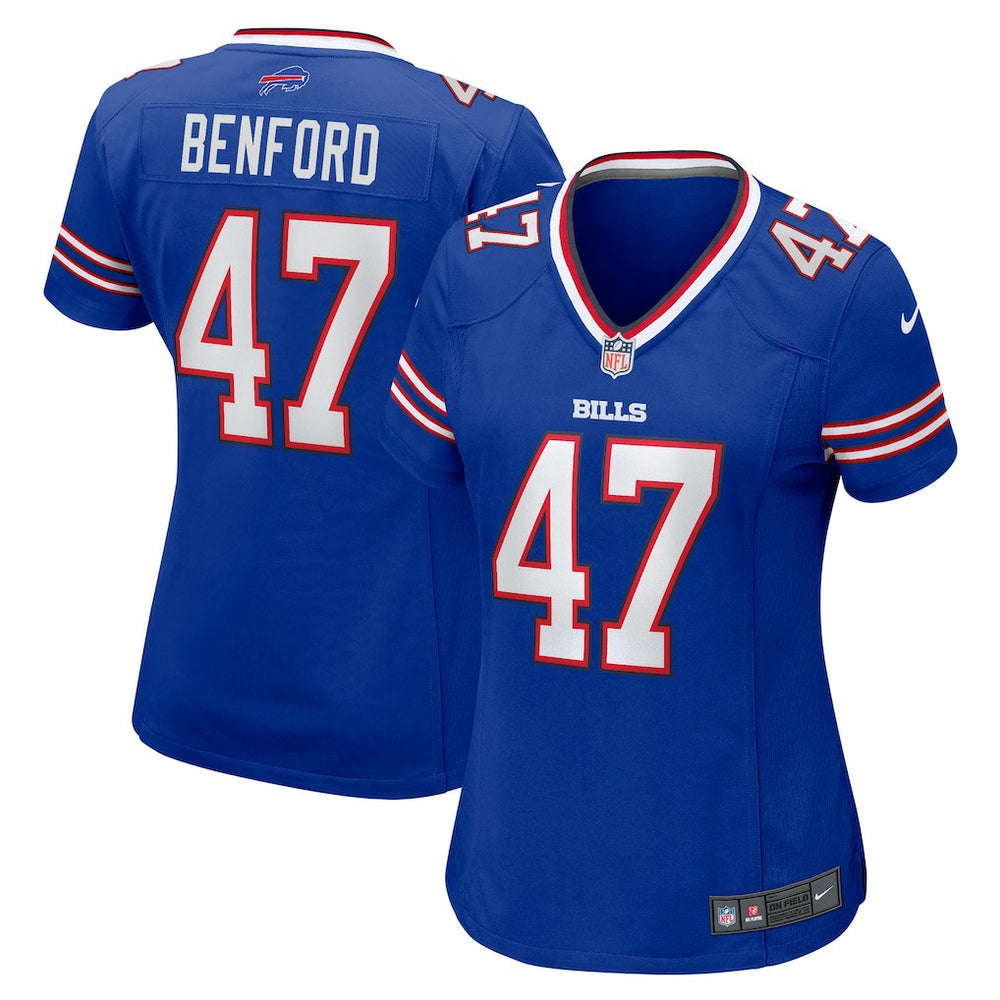 Christian Benford Buffalo Bills Women's Game Jersey - Royal Jerseys