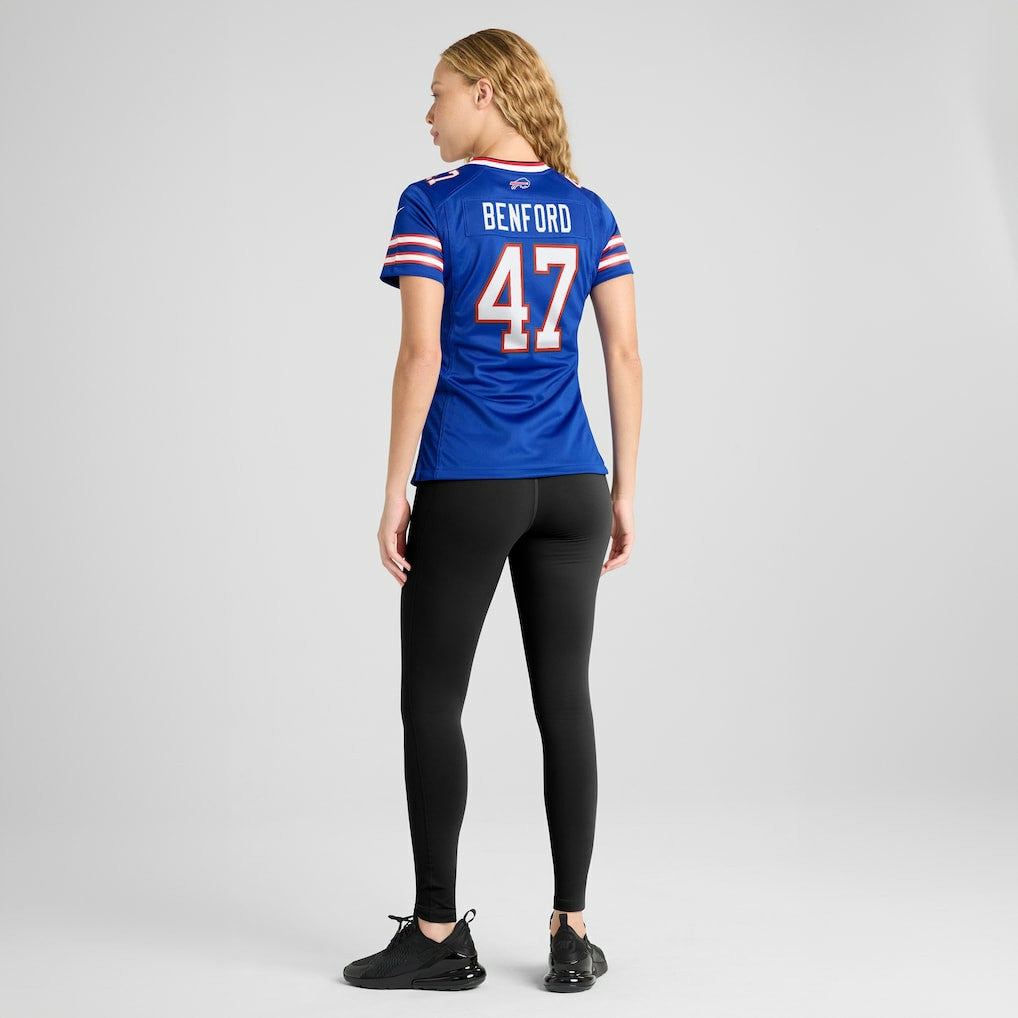 Christian Benford Buffalo Bills Women's Game Jersey - Royal Jerseys