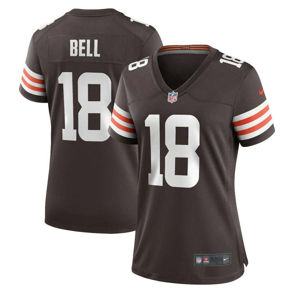 David Bell Cleveland Browns Women's Game Jersey - Brown Jerseys