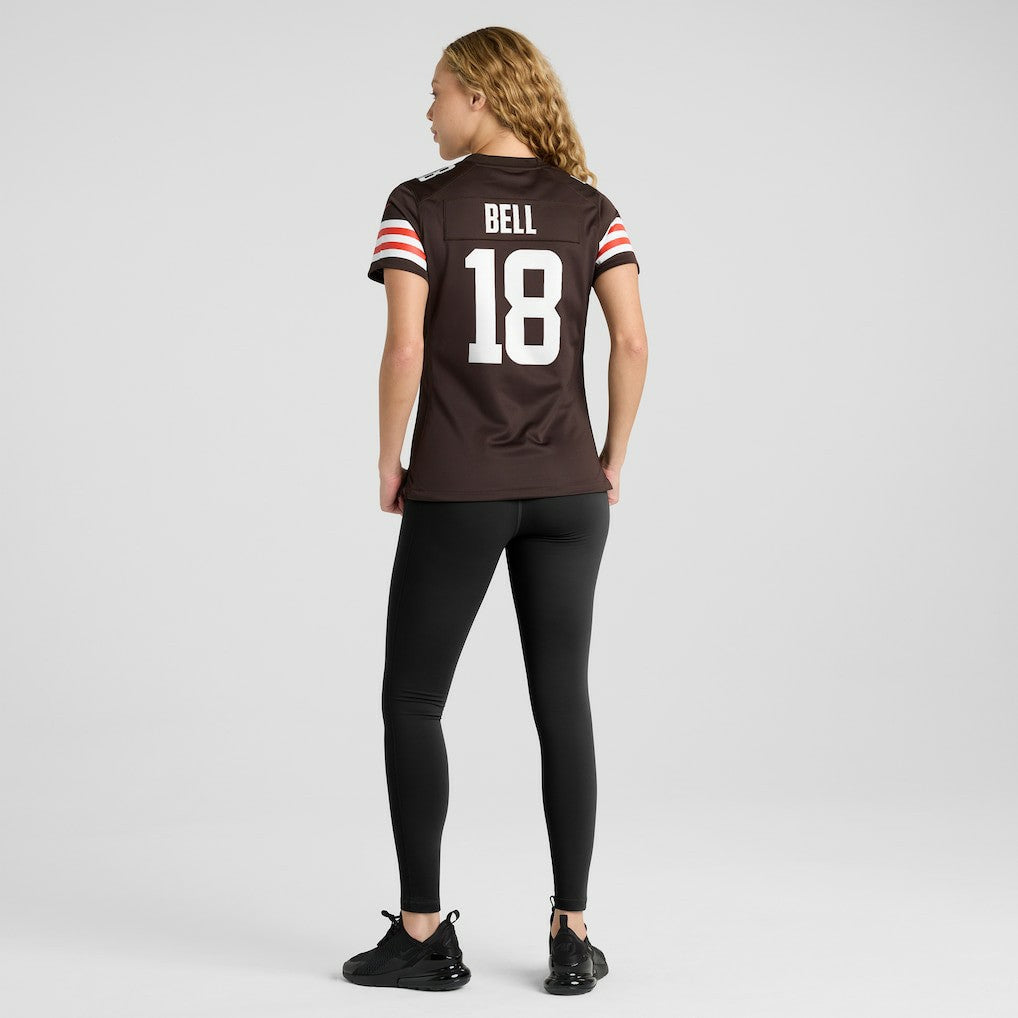 David Bell Cleveland Browns Women's Game Jersey - Brown Jerseys