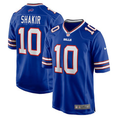 Khalil Shakir Buffalo Bills Game Jersey - Royal Jerseys